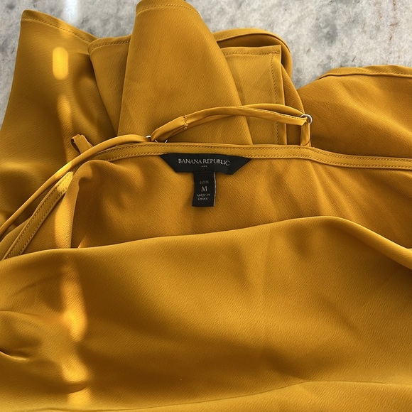 Banana Republic Gold Petite Medium Slip Dress - Picture 5 of 5